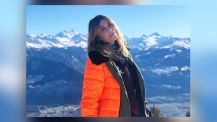 Elena Tablada de escapada en la nieve en Crans Montana