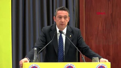 Spor fenerbahçe başkanı ali koç'un açıklamaları