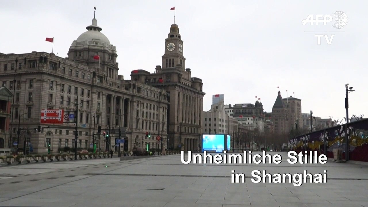 Virenangst macht Shanghai zur Geisterstadt
