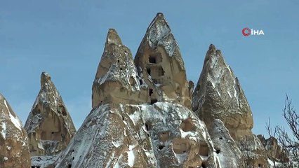 Kapadokya’da Kartpostallık Görüntüler Ortaya Çıktı