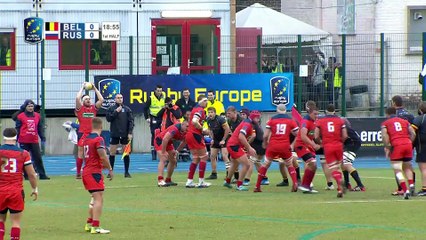 REPLAY BELGIUM / RUSSIA - RUGBY EUROPE CHAMPIONSHIP 2020