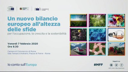 Sassoli - Un nuovo bilancio europeo all'altezza delle sfide (07.02.20)
