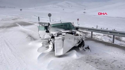 Konya'da 17 araçlı zincirleme kaza 15 yaralı