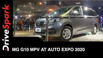 கியா கார்னிவலுக்கு போட்டி ஆரம்பம்... குறைந்த விலை எம்ஜி ஜி10 எம்பிவி கார் ஆட்டோ எக்ஸ்போவில் தரிசனம்!