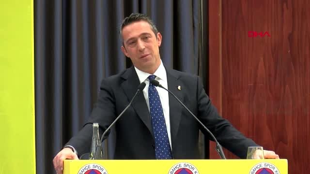 Spor fenerbahçe başkanı ali koç'un açıklamaları