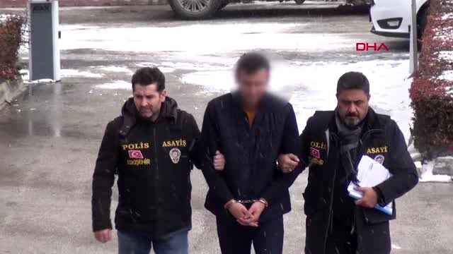 Eskişehir'de, cinayet şüphelisi adliyede