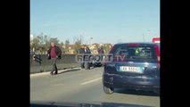 Dy aksidente në autostradën Tiranë-Durrës, motori përplaset me fuoristradën