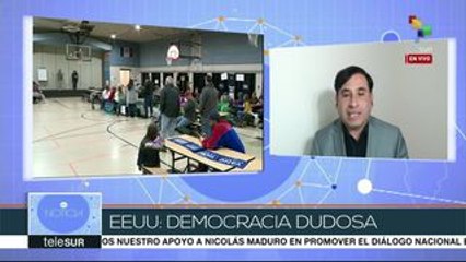 Zamorano: EE.UU. tiene problemas graves en su sistema electoral