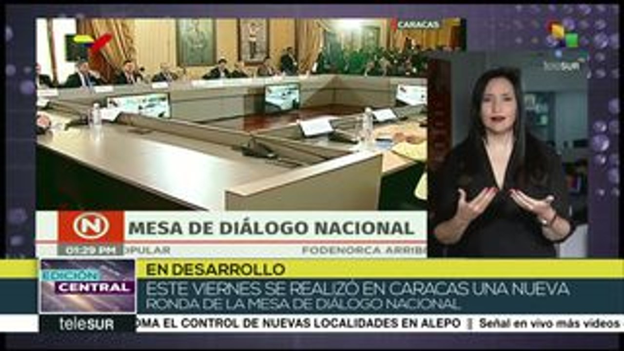 Canciller ruso destaca importancia de la Mesa de Diálogo en Venezuela