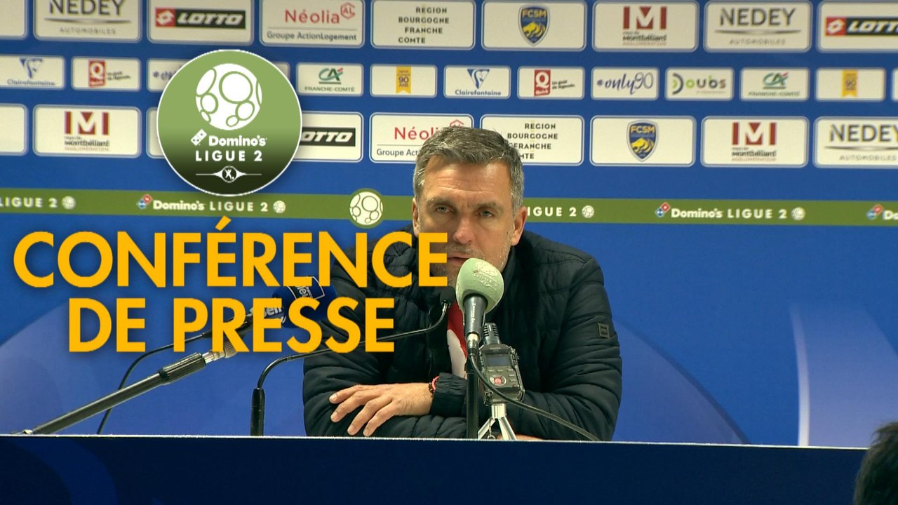 Conférence de presse FC Sochaux-Montbéliard - Le Mans FC (1-0) : Omar DAF (FCSM) - Richard DEZIRE (LEMANS) - 2019/2020