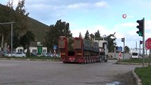 Sınır birliklerine askeri araçlarla ZPT sevkiyatı