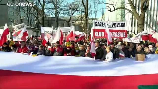 Warschau: Protest Pro Justizreform