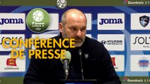 Conférence de presse Havre AC - SM Caen (1-1) : Paul LE GUEN (HAC) - Pascal DUPRAZ (SMC) - 2019/2020