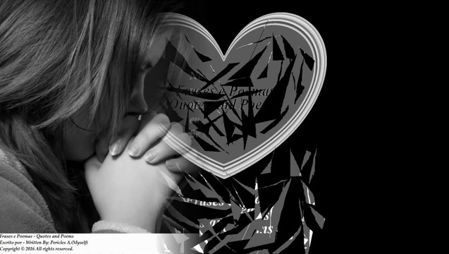 Não posso mais te amar, você me machuca e me humilha, não aguento mais... [Frases e Poemas]