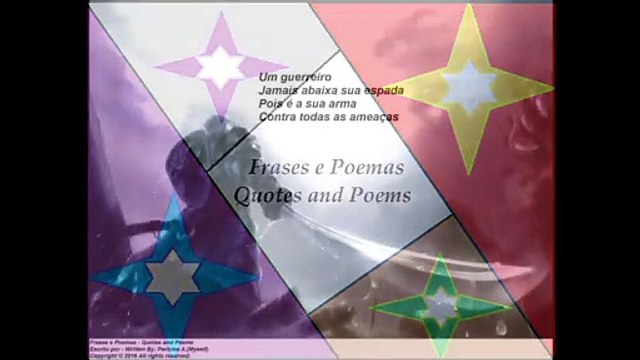 Um guerreiro jamais abaixa sua espada, é sua arma contra as ameaças! [Poesia] [Frases e Poemas]
