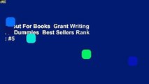 About For Books  Grant Writing for Dummies  Best Sellers Rank : #5