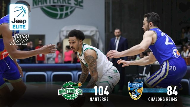 Jeep® ÉLITE : Nanterre vs Châlons-Reims (J22)