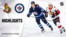 NHL Highlights | Senators @ Jets 2/08/20