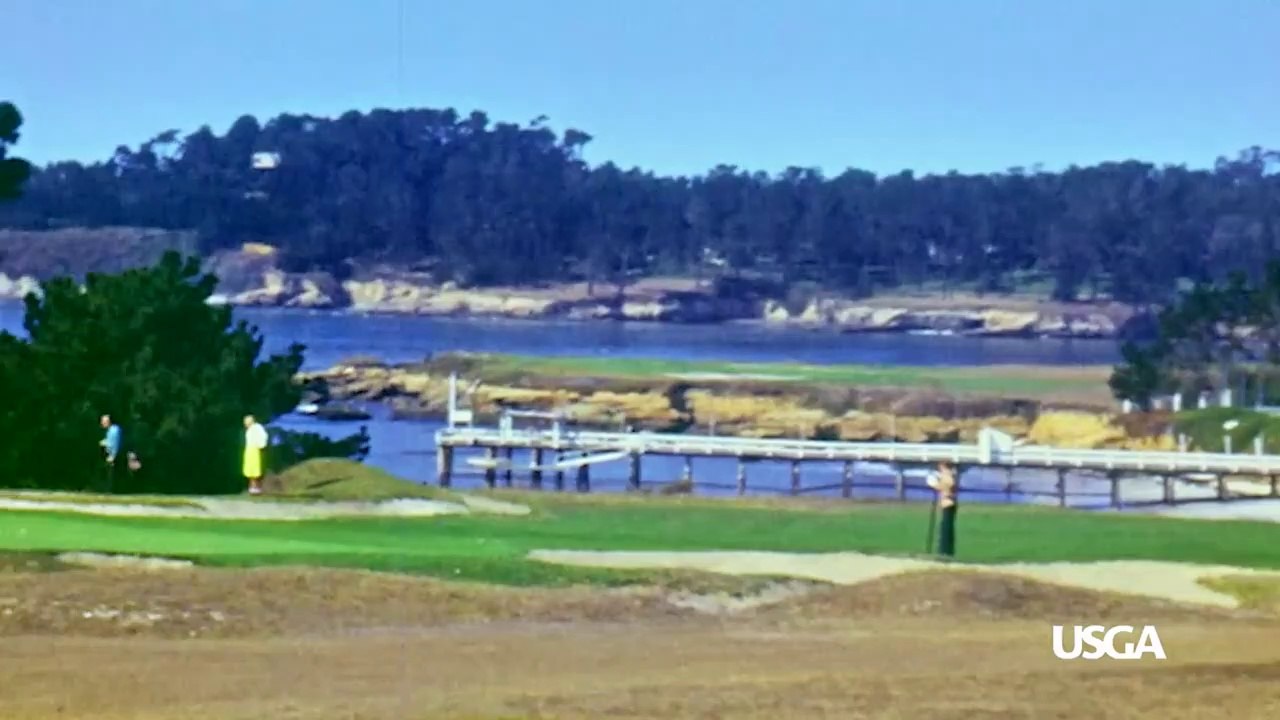 The First Color Footage of Pebble Beach Golf Li...