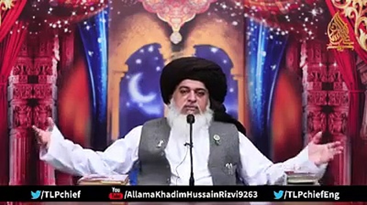 Allama khadim hussain rizvi latest bayan at lahore khutba jumatul mubarik
