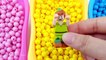 Learn Color With Pj Mask Toys Wrong Heads Bathtub Funny Balls Oddbods Surperise Toys