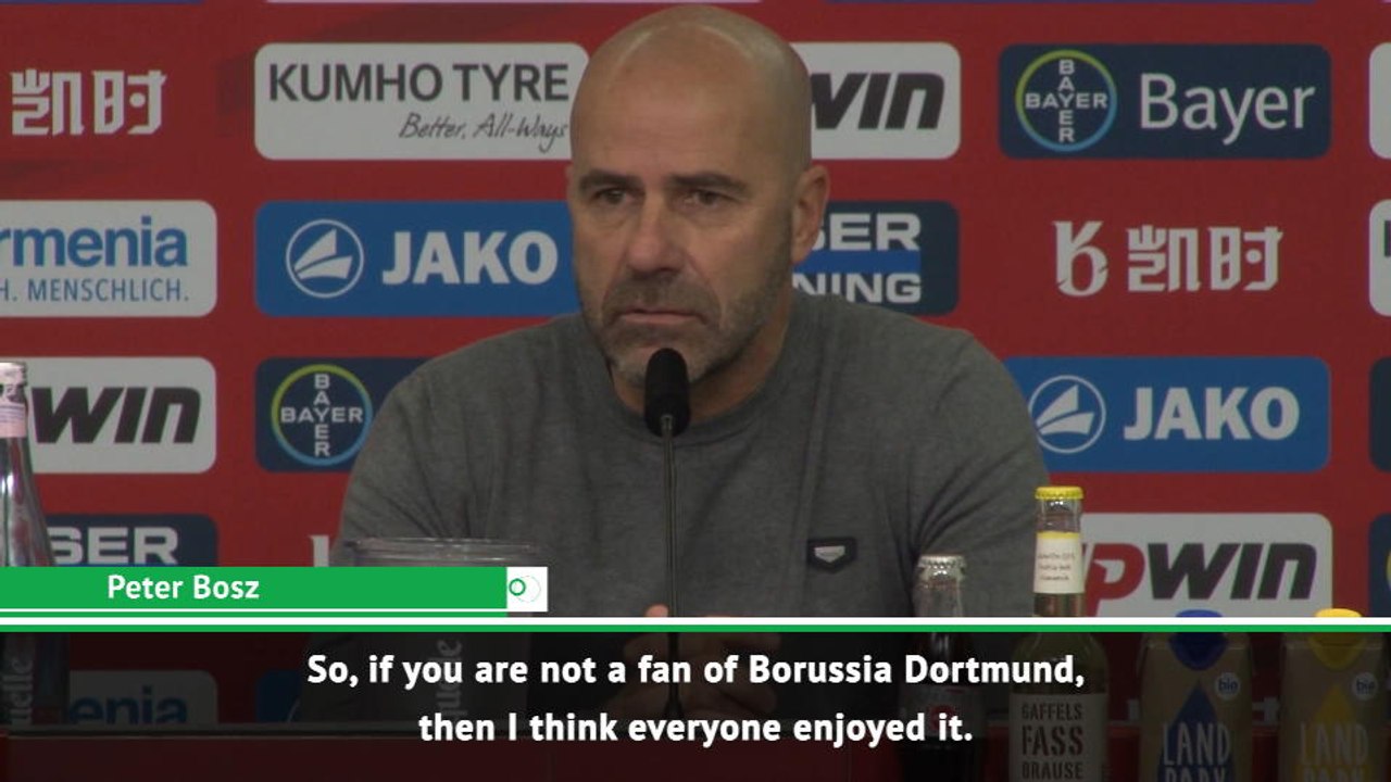 Bosz hails Leverkusen fighting spirit in thrilling victory against Dortmund