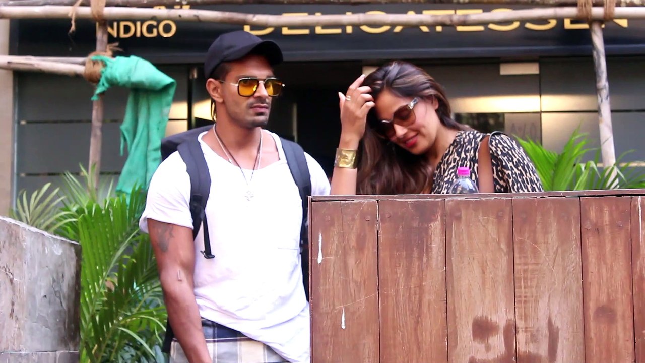 LOVE BIRD BIPASHA & KARAN  SPOTTED INDIGO RESTAURANT BANDRA FOR LUNCH