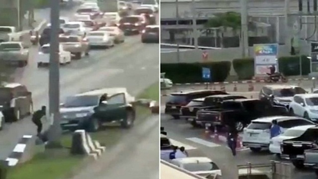 Thailand shooting: Chaotic footage shows huge gunfight in shopping centre massacre
