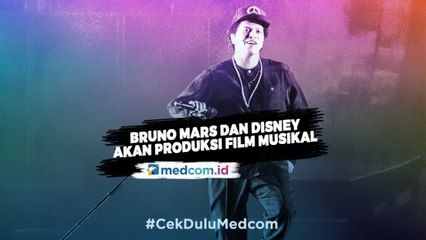 Bruno Mars dan Disney akan Produksi Film Musikal