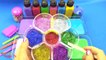 BEA Toy Kids - Making 6 Colors with Toys and Glitter Play Doh Ice Cream Learn Colors PJ Masks Paw Patrol Surprise