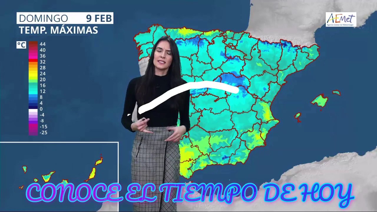Conoce El Tiempo de Hoy Domingo 9 de Febrero de 2020