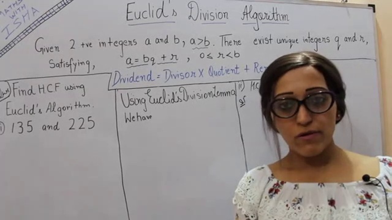 #Class10thMaths  Real Numbers  Euclids Division AP