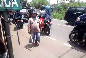 Situasi Pertigaan Jl. Pemuda - Jl. Muchtar Raya, Sawangan