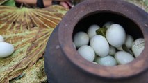 Cambodian food - duck baby egg with coconut  - ពងទាកូនជាមួយដូង - ម្ហូបខ្មែរ