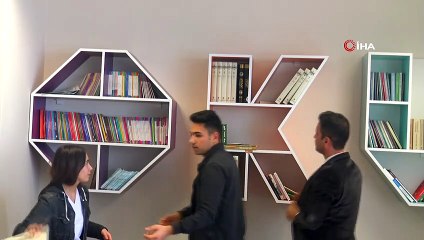 Hastaneye hasta ve yakınları için kütüphane kuruldu