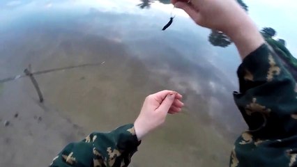 Ловим рыбу на пиявку