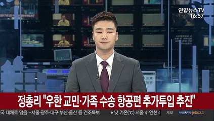 [녹취구성] 정 총리 "우한 교민·가족 수송 추가 항공편 투입 추진"