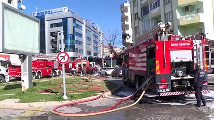 Özel hastanede çıkan yangın söndürüldü (5)