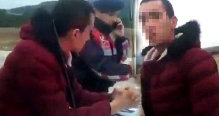 Jandarmayı "Amcam MHP ilçe başkanı" diye tehdit eden şahsa MHP'li isimden yanıt: Akrabam değil