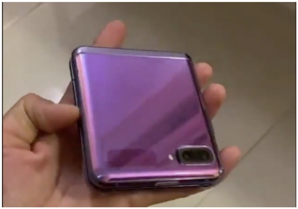فيديو مسرب لهاتف سامسونغ الجديد Samsung Galaxy Z Flip