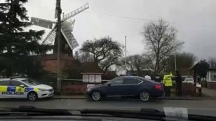 Storm Ciara windmill