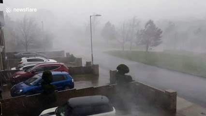 Storm Ciara blasts Cork City in Ireland