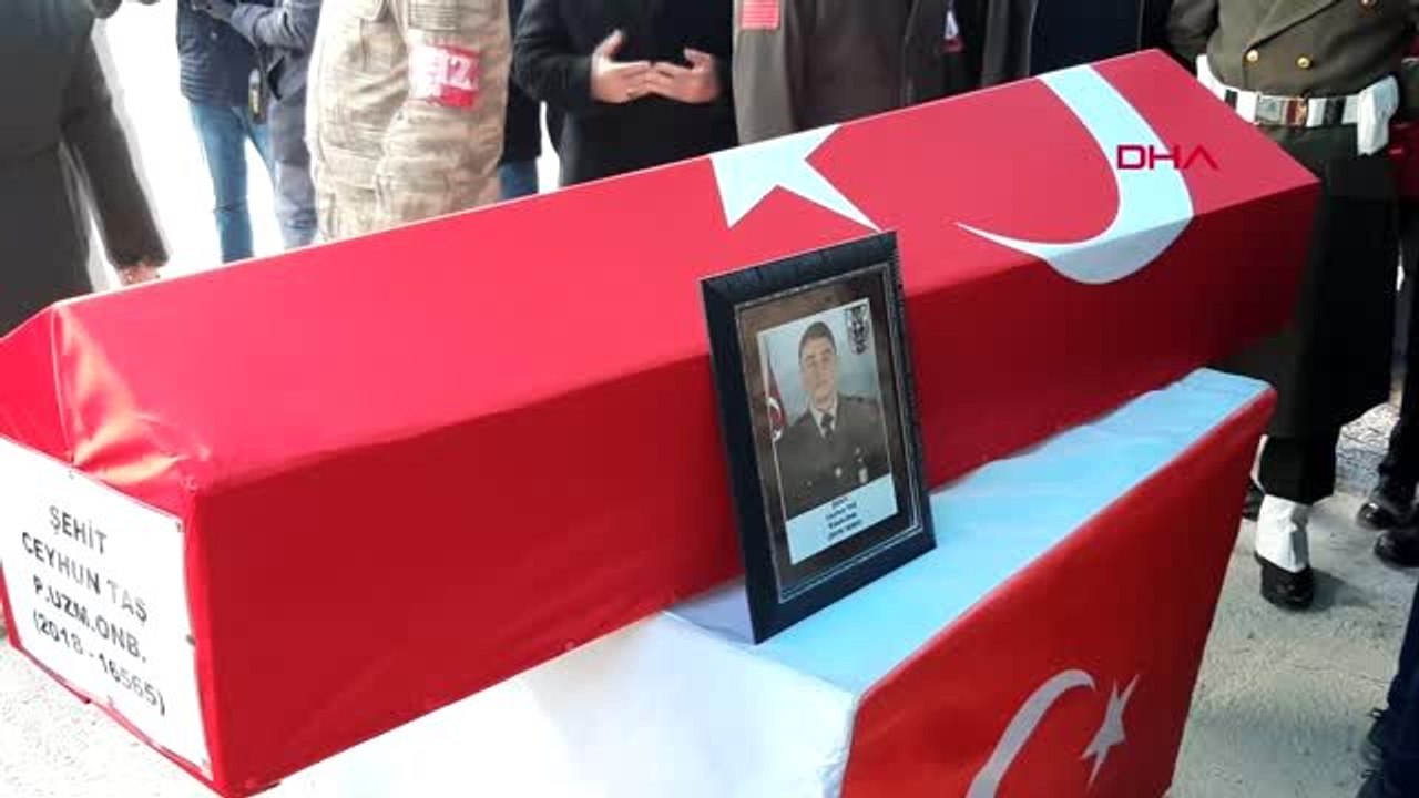 Kahramanmaraş şehit piyade uzman çavuş ceyhun taş son yolculuğuna uğurlanıyor
