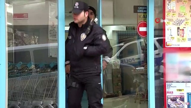Gaziosmanpaşa’da silahlı ve maskeli şahıs marketi soydu