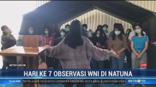 Hari ke-7, WNI yang Diobservasi di Natuna dalam Kondisi Sehat