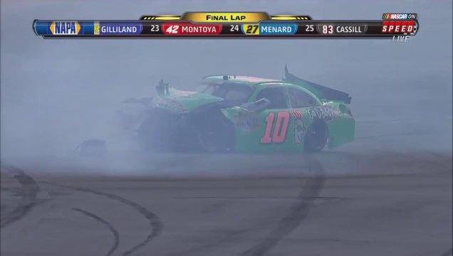 Nascar Daytona 2012 Duels Race 1 Last Lap Patrick Huge Crash
