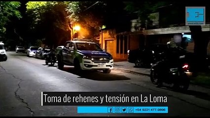 Extrema tensión en La Plata durante una toma de rehenes