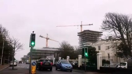 Worthing crane spins in the wind - Video by Kelvin Charles