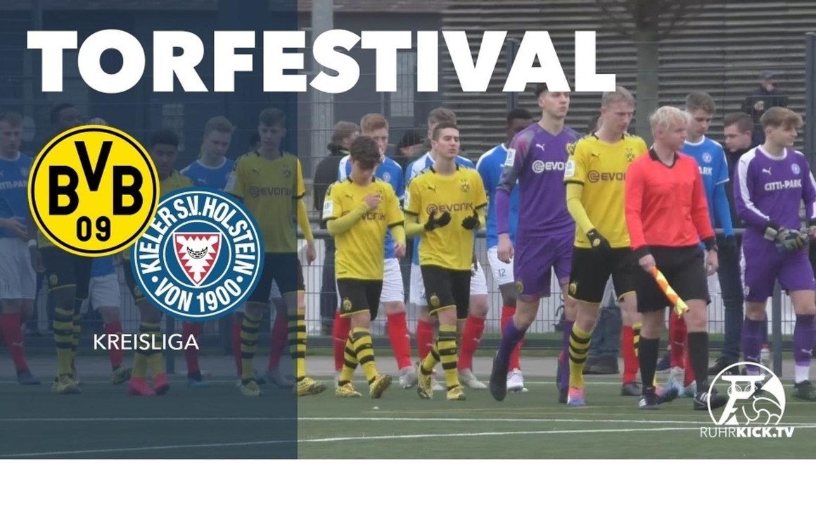 BVBs U17 macht kurzen Prozess mit jungen Störchen | Borussia Dortmund U17 – Holstein Kiel U17 (Testspiel)