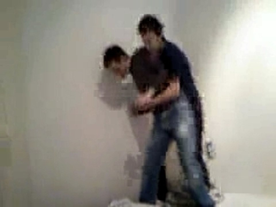 Merguez et John en catch xP